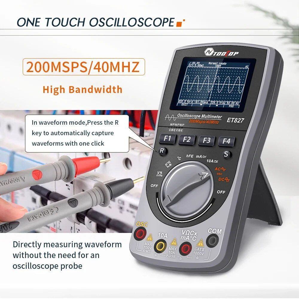 TechWiz ET827 Digital Oscilloscope Multimeter