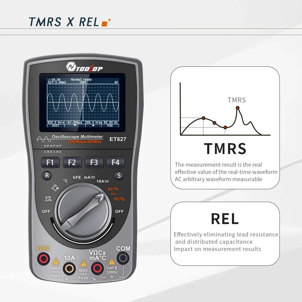 TechWiz ET827 Digital Oscilloscope Multimeter